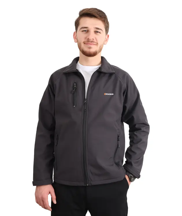 Erkek Softshell Ceket Antrasit-ANTRASIT-En-1