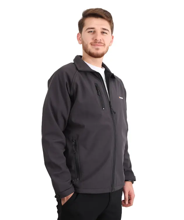 Erkek Softshell Ceket Antrasit-ANTRASIT-En-2